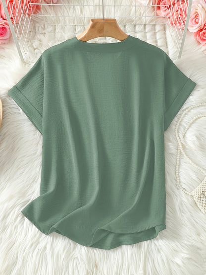 Oliva | Blusa dalla vestibilità morbida con scollo a V (2 acquistati, 1 in OMAGGIO)