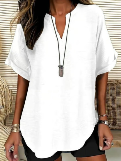Oliva | Blusa dalla vestibilità morbida con scollo a V (2 acquistati, 1 in OMAGGIO)