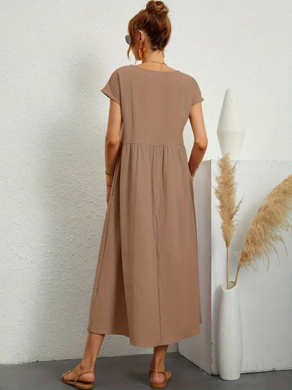 Aria | Abito midi fluido dall'eleganza intramontabile