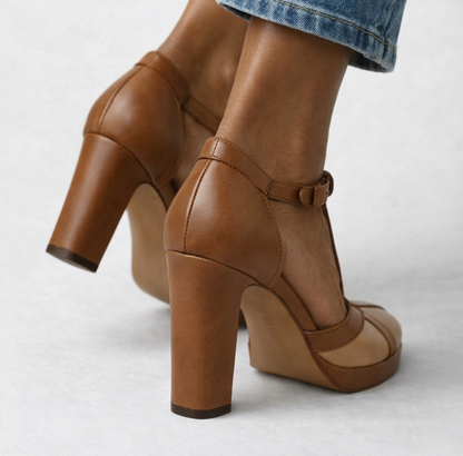 Mayelin – Scarpe con tacco rétro: eleganza e supporto ergonomico